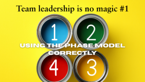 4 Phases model of team development